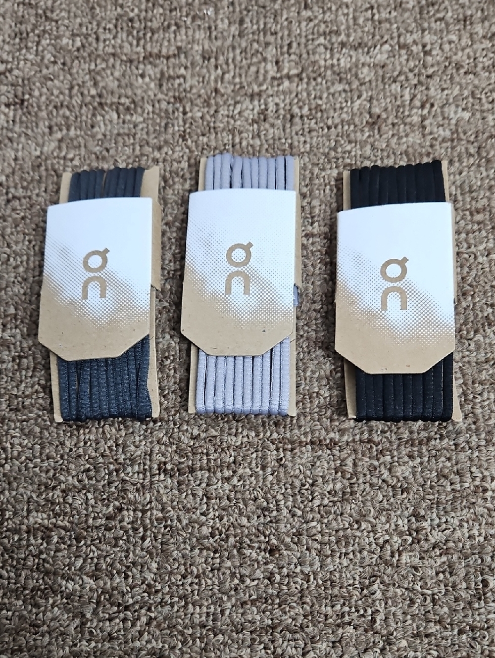 Lot of 3 On Running Shoelaces NEW Cloud Walking Shoes Workout Sneakers